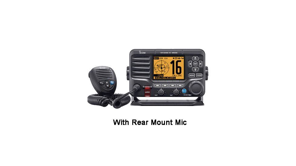 Icom VHF, w/Hailer, AIS, N2K, Rear Mount Mic, New Condition IC-M506 41