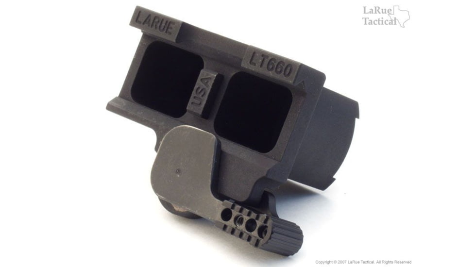 LaRue Tactical Aimpoint Micro QD Mount, 1/3 Co-Witness, Black, LT660