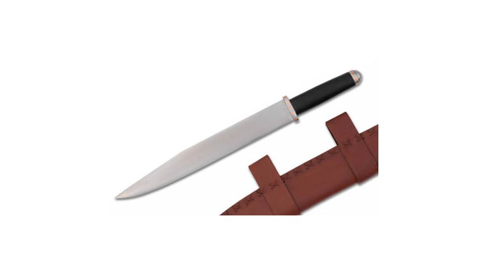 Legacy Arms Witham Viking Seax, 12in 5160 Steel Blade, 1 3/4in Below Guard Point Of Balance, IP-704