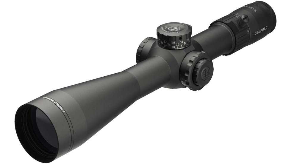 Leupold Mark 4HD 4.5-18x52 Rifle Scope, 34mm Tube, First Focal Plane, Illum. PR1-MOA, Black, Small, 183623