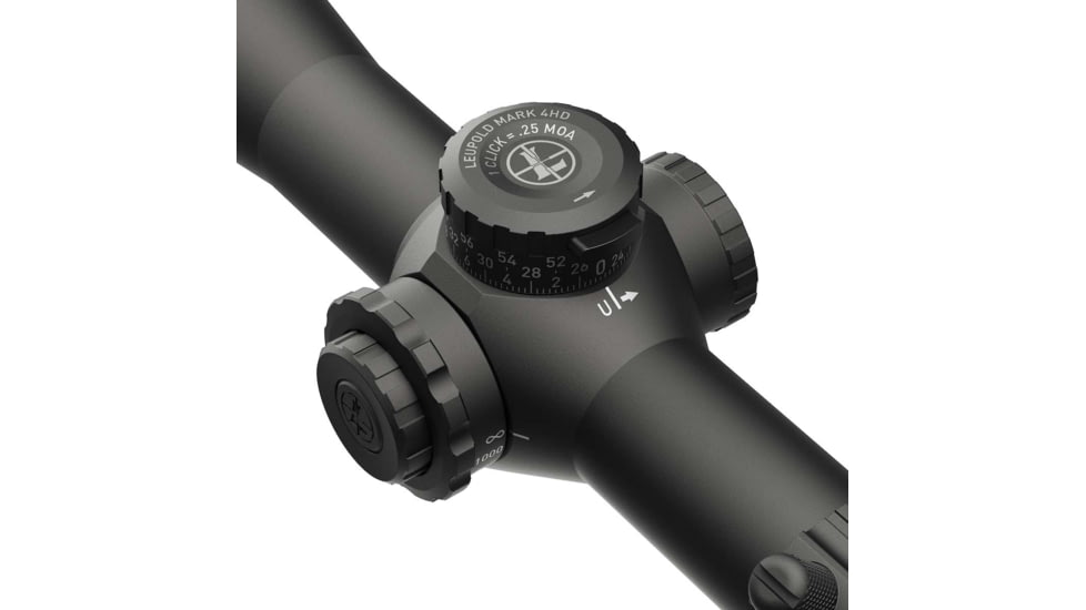 Leupold Mark 4HD 4.5-18x52 Rifle Scope, 34mm Tube, First Focal Plane, Illum. PR1-MOA, Black, Small, 183623