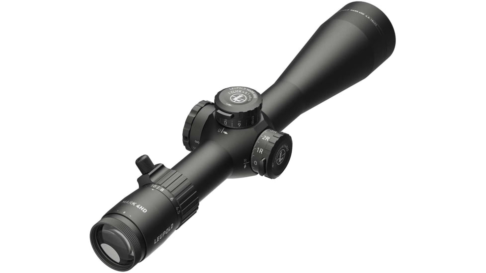 Leupold Mark 4HD 4.5-18x52 Rifle Scope, 34mm Tube, First Focal Plane, PR2-Mil, Black, Small, 183626