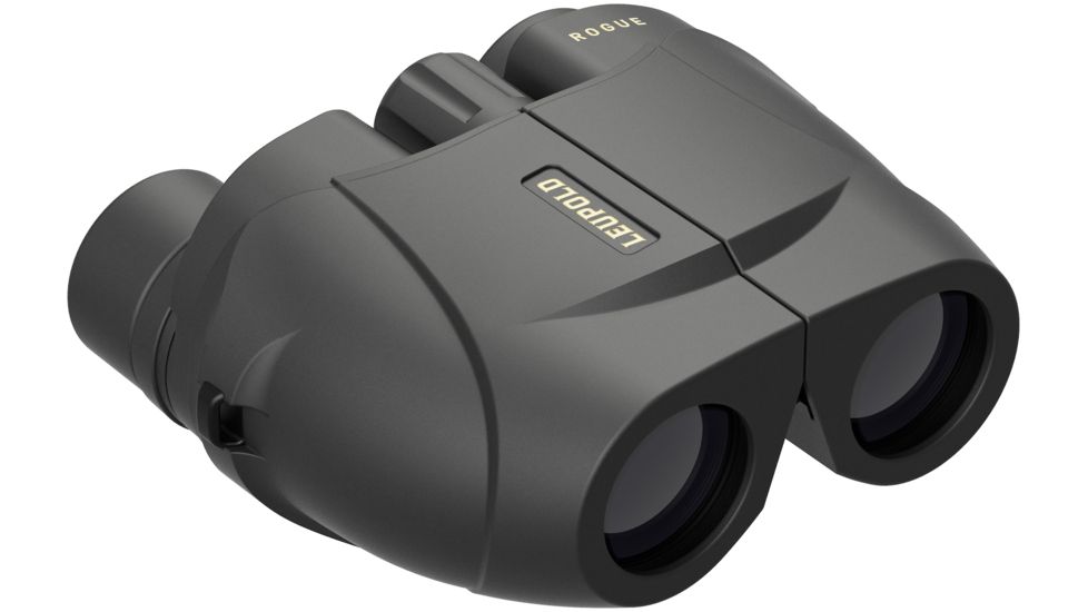Leupold Rogue 10x25 Compact Porro Prism Waterproof Binoculars, Black 59225