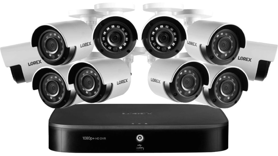 Lorex 1080p HD 16-Channel DVR Security System w/ 2 TB Hard Drive and Ten 1080p Night Vision Security Cameras, DF162-A2NAE