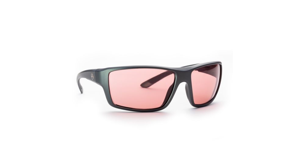 Magpul Industries Summit Sunglasses w/Polycarbonate Lens, Matte Gray Frame, Rose Lens 250-028-024