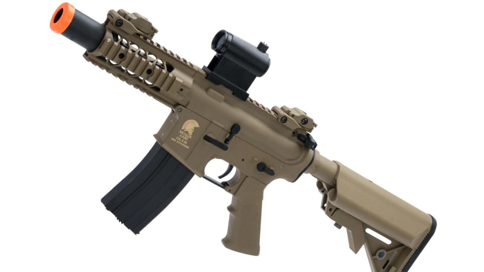 Matrix Sportsline M4 RIS Airsoft AEG Rifle w/G2 Micro-Switch Gearbox, 5in Stubby, Dark Earth, Large, ST-AEG-274-A-DE