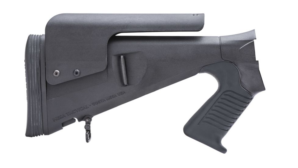 Mesa Tactical Urbino Pistol Grip Stock for Mossberg 930, Limbsaver Butt, 12-GA, Black, 12.5in, LoP, 94710