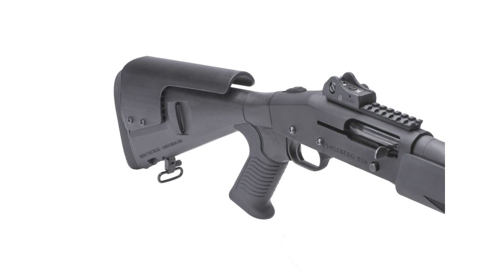 Mesa Tactical Urbino Pistol Grip Stock for Mossberg 930, Limbsaver Butt, 12-GA, Black, 12.5in, LoP, 94710
