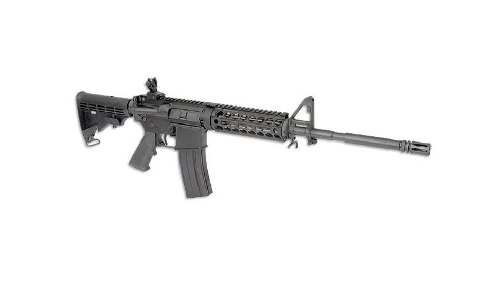 Midwest Industries AR-15/M16 M-Series Two Piece Drop-In M-LOK Handguard, 7 in, Carbine, Black, MI-17M