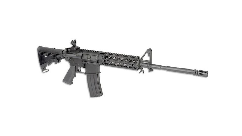 Midwest Industries AR-15/M16 M-Series Two Piece Drop-In M-LOK Handguard, 9 in, Mid-Length, Black, MI-18M