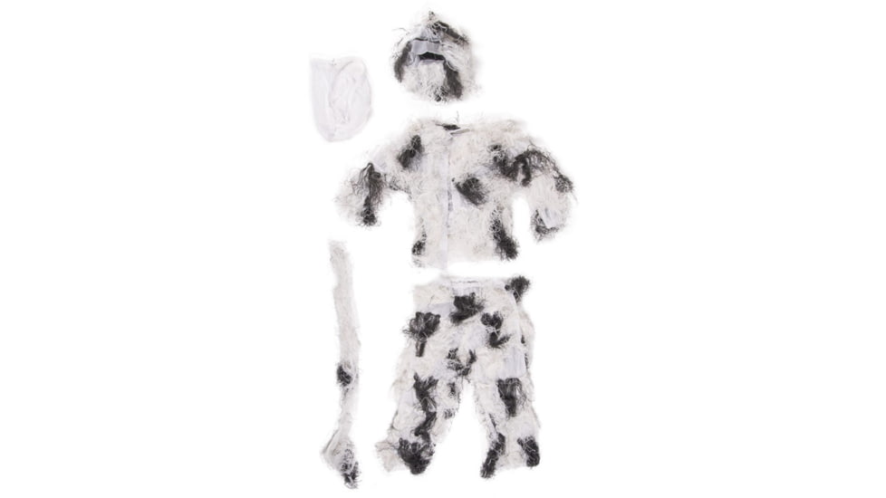 MIL-TEC Ghillie Suit, Snow Camo, Extra Large/2XL, 11961807-003