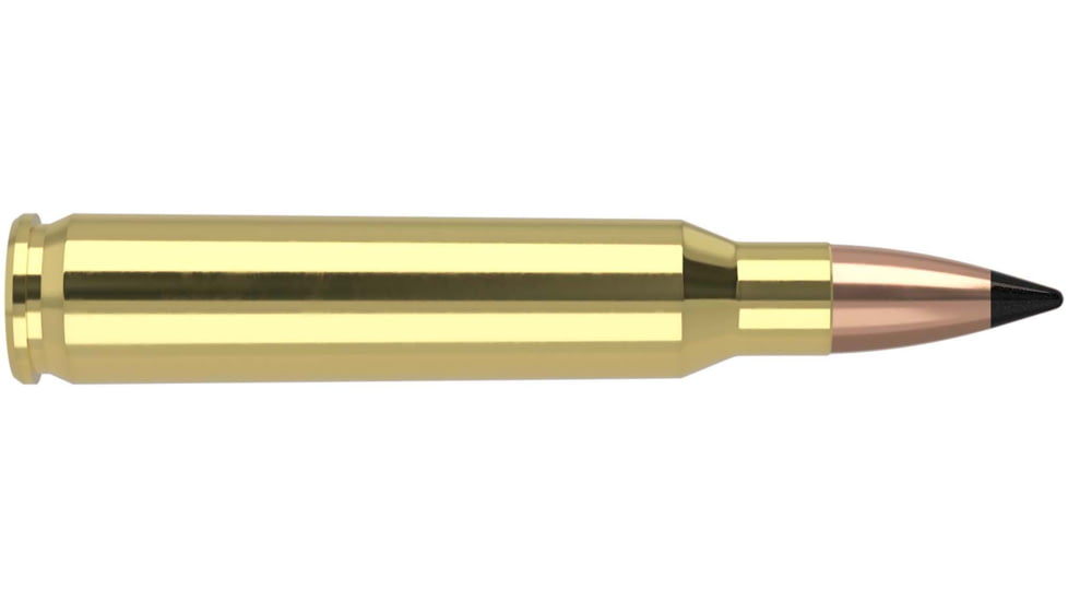 Nosler Varmageddon .223 Remington 53 Grain Flat Base Tipped Brass Cased Centerfire Rifle Ammo, 20 Rounds, 65139