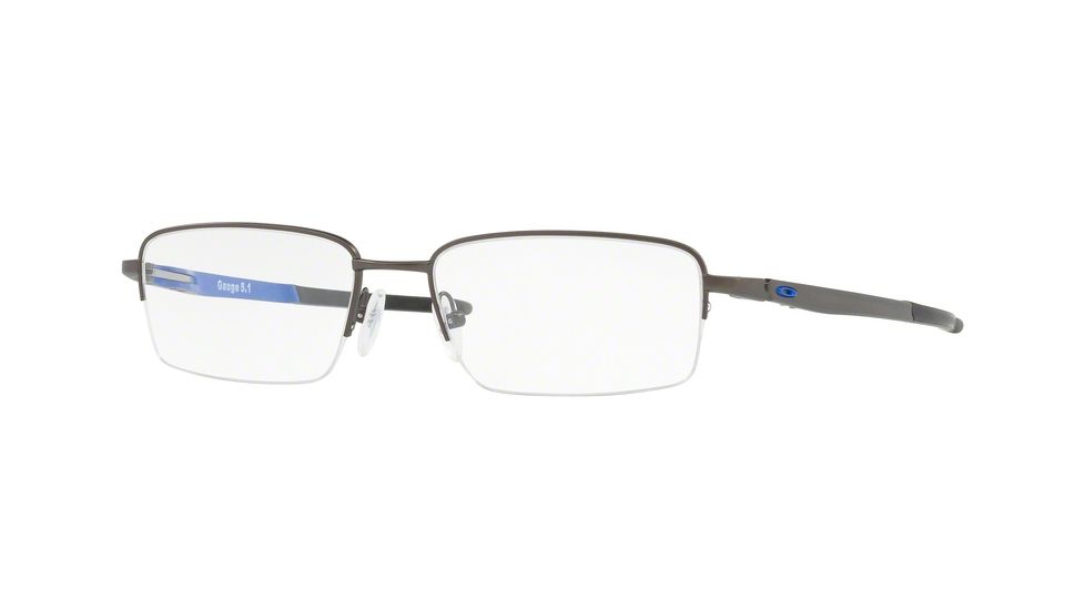 Oakley GAUGE 5.1 OX5125 Eyeglass Frames 512503-52 - Matte Cement Frame, Clear Lenses