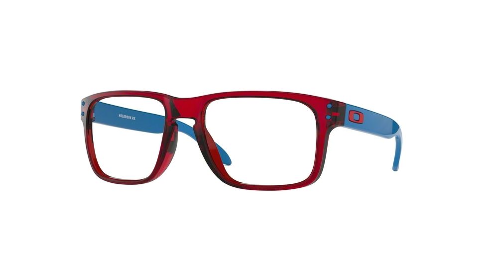 Oakley HOLBROOK RX OX8156 Eyeglass Frames 815605-54 - Translucent Red Frame, Clear Lenses