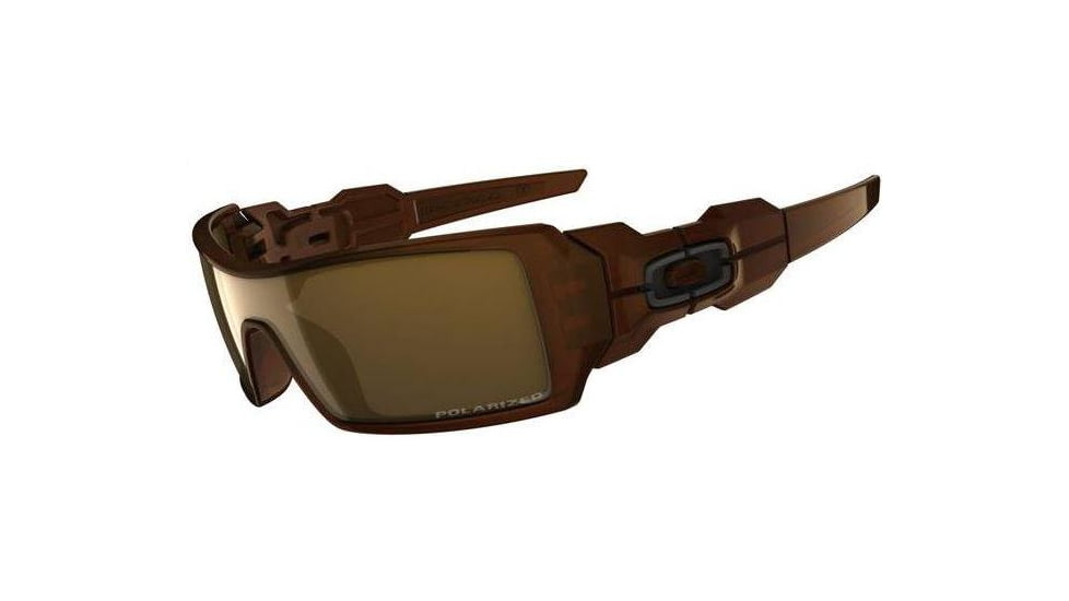 Oakley Oil Rig Polished Rootbeer Frame w/ Bronze Polarized Lenses Sunglasses 12-984