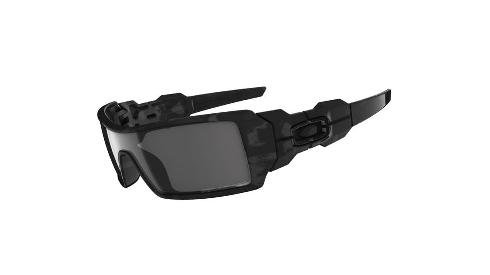 Oakley Oil Rig Shadow Camo Frame w/ Grey Polarized Lenses Men's Sunglasses 12-985