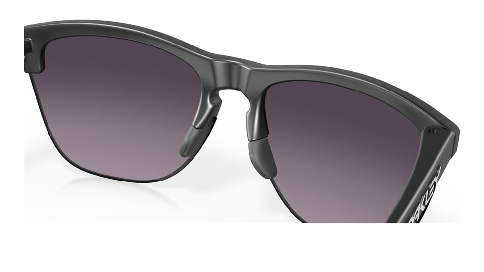 Oakley OO9374 Frogskins Lite Sunglasses - Men's, Matte Black Frame, Prizm Grey Gradient Lens, 63, OO9374-937449-63
