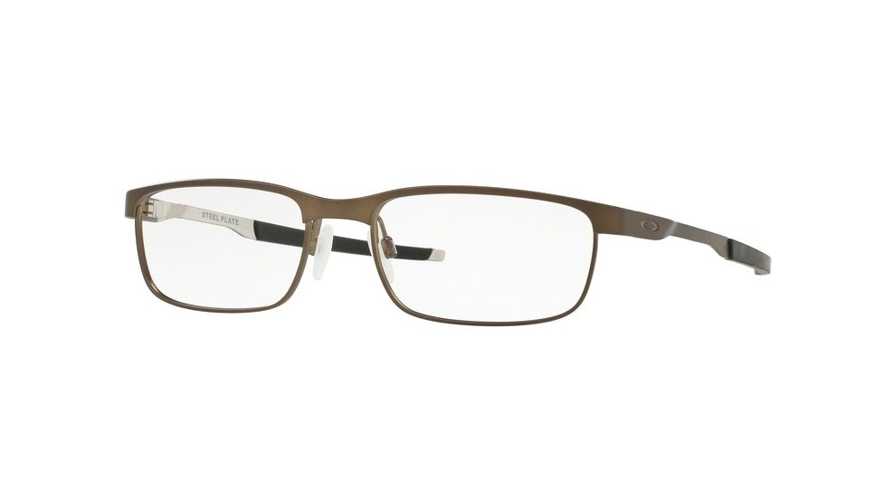Oakley Steel Plate OX3222 Eyeglass Frames 322204-56 - Powder Pewter