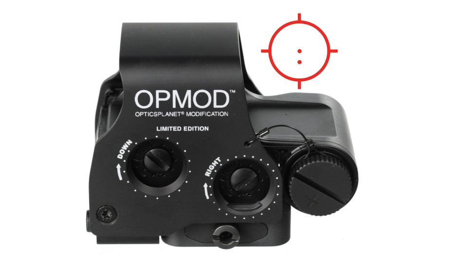 EOTech OPMOD EXPS2-2 Holographic Reflex Red Dot Sight, 68 MOA ring and 2MOA Dots Reticle, Black, EXPS2-2OPMOD