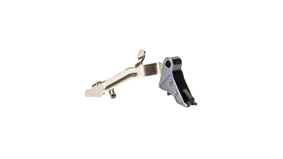 Overwatch Precision TAC Trigger for Glock 42, Flat, Type III Hard Anodized, Gun Metal Gray/Black, 27392