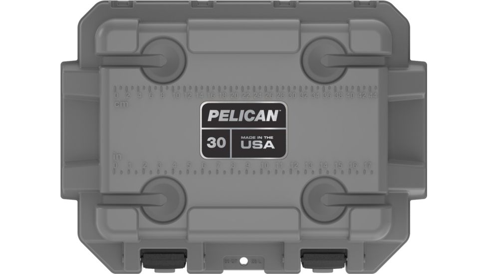 Pelican IM Elite Cooler, Gray/Green, 30 QT, 30Q-1-DKGRYEGRN