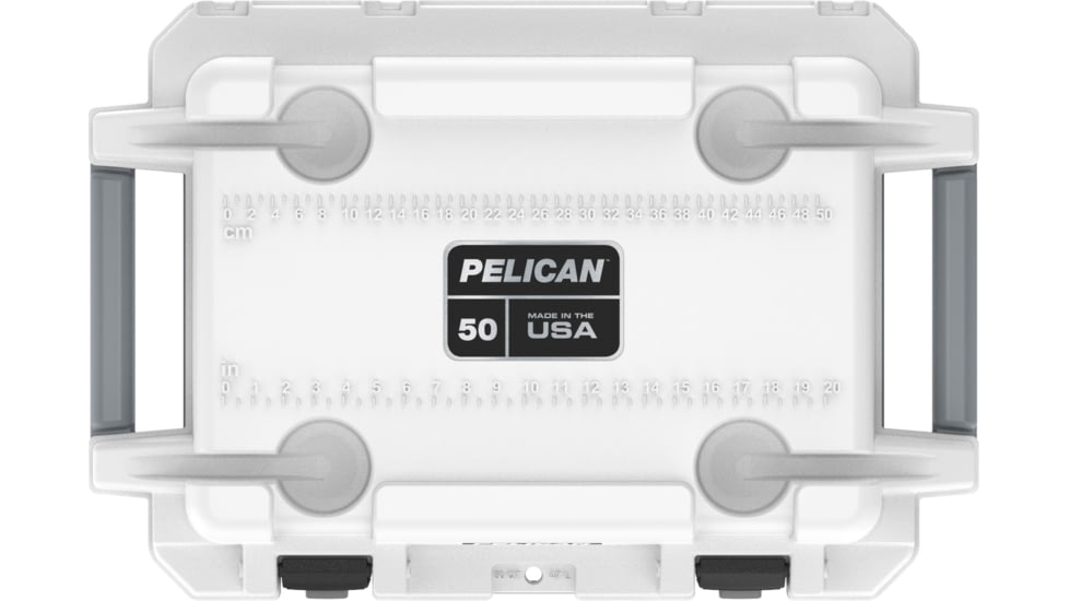 Pelican IM Elite Cooler, White/Gray, 50 qt 50Q-1-WHTGRY