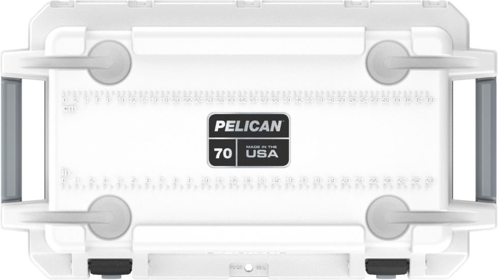 Pelican IM Elite Cooler, White/Gray, 70 qt 70Q-1-WHTGRY