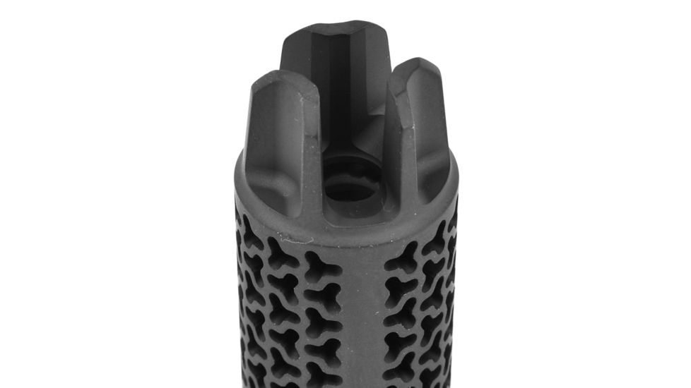 Precision Armament EFAB 762 Hybrid Muzzle Brake, .308 Caliber / 7.62mm, Thread 5/8-24 TPI, Matte Black, A04488