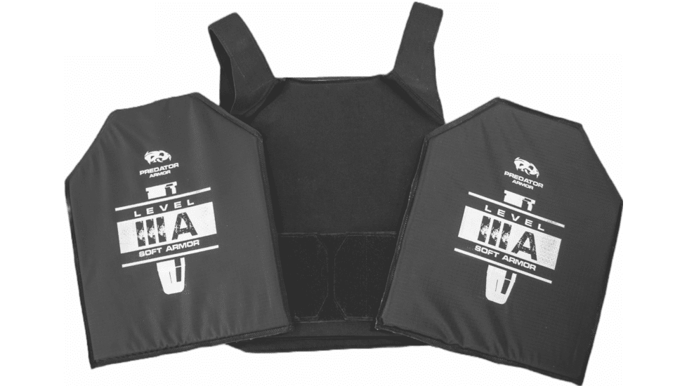 Predator Armor Concealable Carrier Package, Black, 10x12, BDL-3ACCPKG