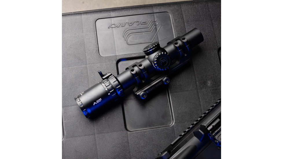 Primary Arms SLx 1-6x24mm Rifle Scope, 30mm Tube, Second Focal Plane, ACSS Nova Fiber Wire Reticle, Black, 610183