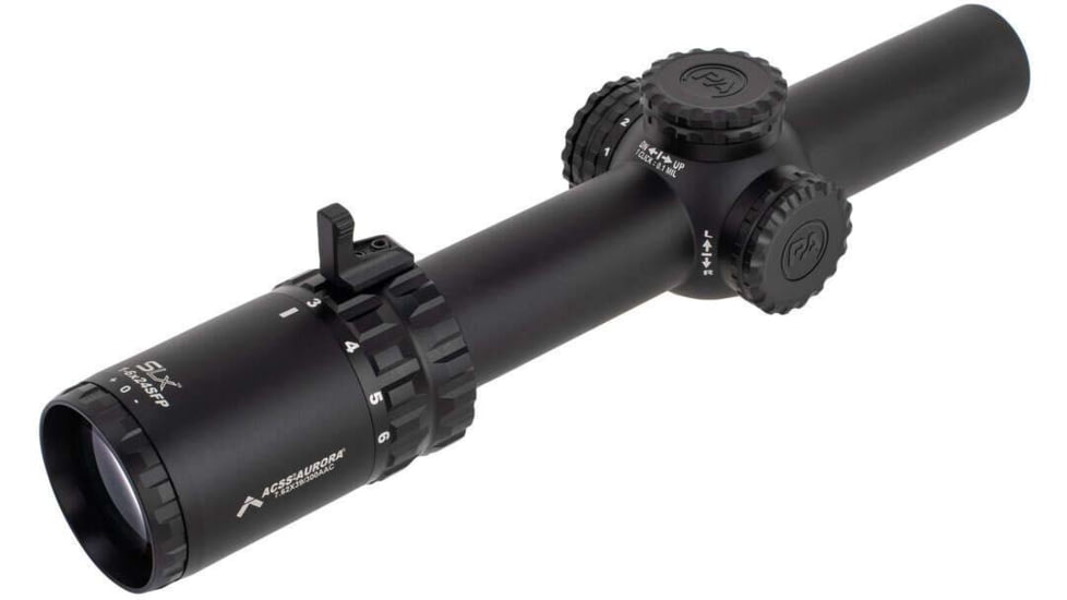 Primary Arms SLx 1-6x24mm Rifle Scope, Second Focal Plane, ACSS Aurora 7.62-Yard, Black, 610181