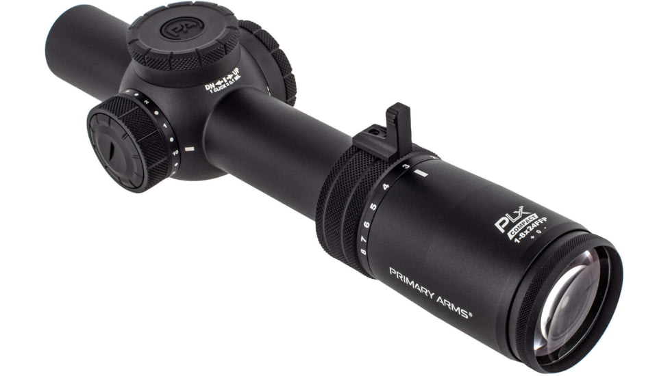 Primary Arms Compact PLx Rifle Scope, 1-8x24mm, 30 mm Tube, First Focal Plane, ACSS Griffin Reticle, Black, 610149