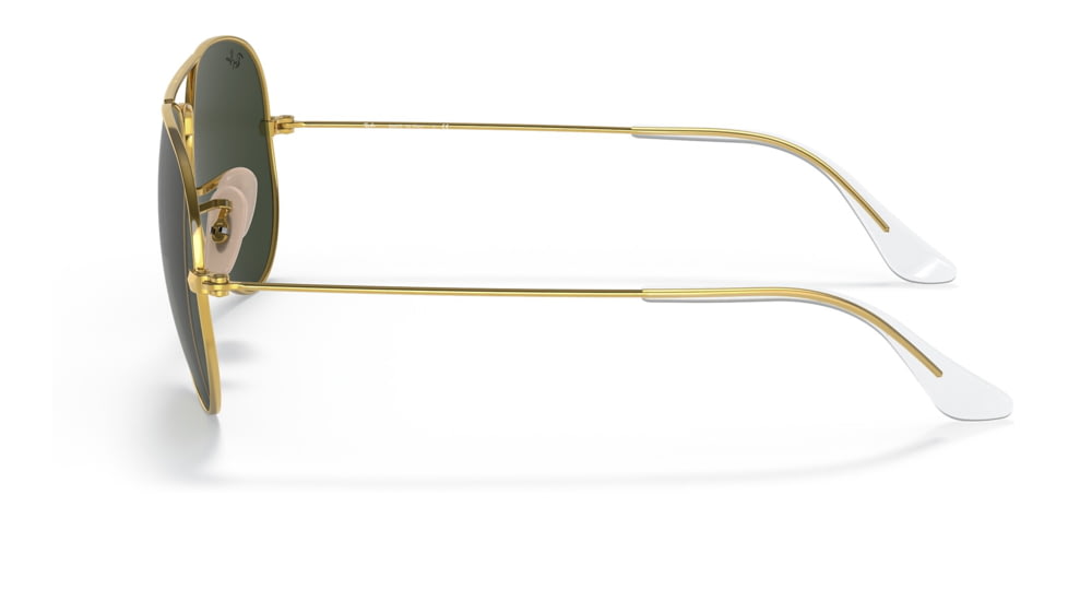 Ray-Ban Aviator Large Metal RB3025 Sunglasses, Arista Frame, G-15 Green Lens, 58, RB3025-W3400-58