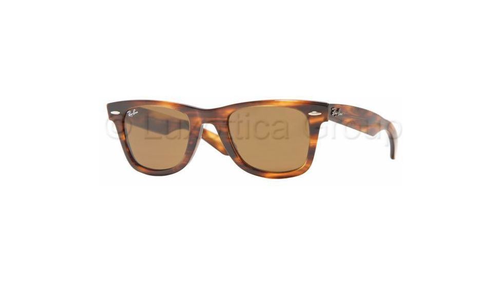 Ray-Ban Original Wayfarer Sunglasses, Light Tortoise Frame, 50mm Crystal Brown Lenses 954-5022