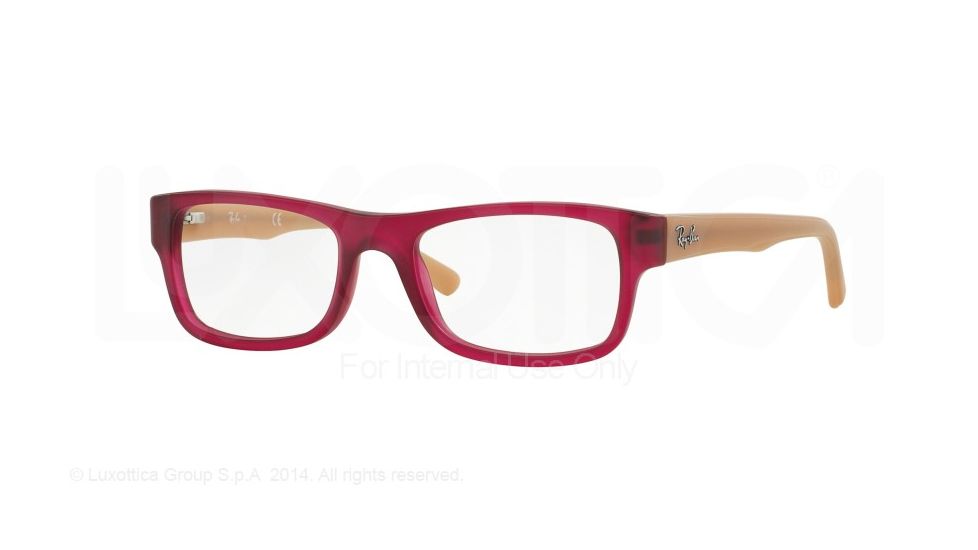 Ray-Ban RX5268 Eyeglass Frames 5553-50 - Matte Violet Frame