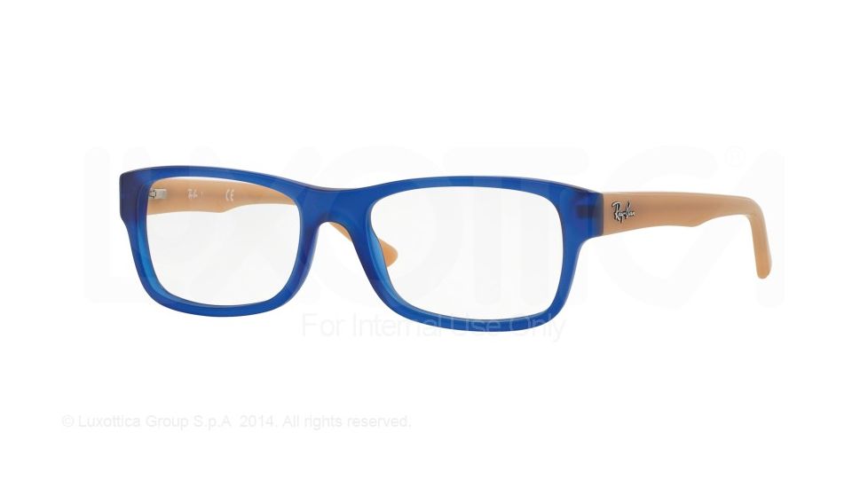 Ray-Ban RX5268 Eyeglass Frames 5554-50 - Matte Blue Frame