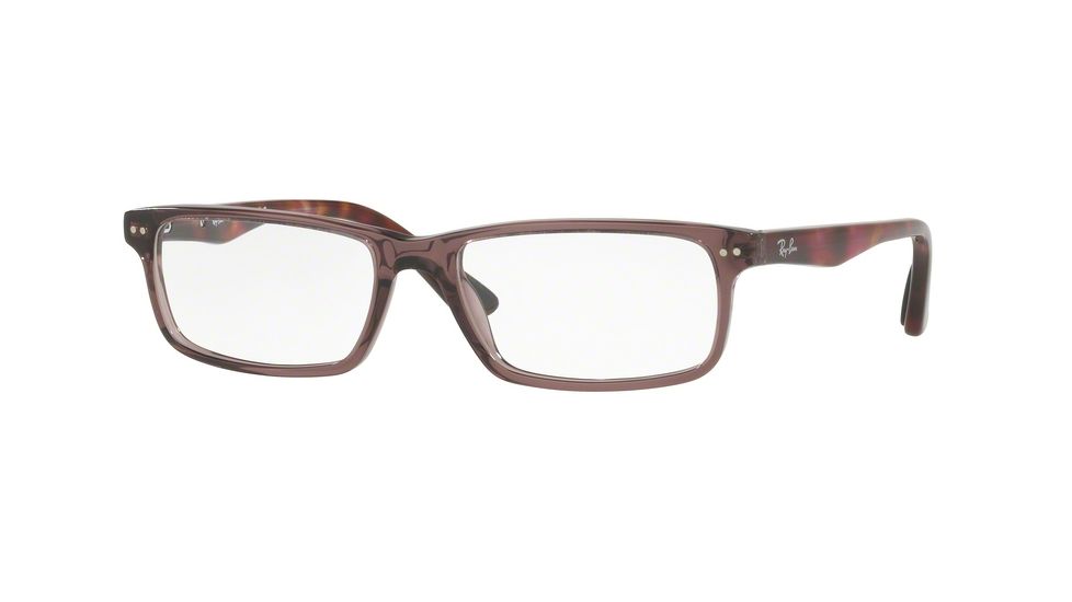 Ray-Ban RX5277 Eyeglass Frames 5628-54 - Shiny Opal Brown Frame