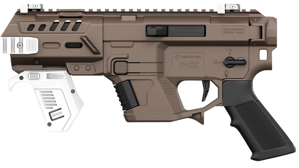 Recover Tactical P-IX AR Platform Conversion Kit, Without Brace, Glock, Picatinny Mounts, Tan Polymer, PIXB-02