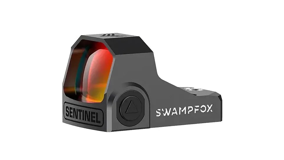 OpticsPlanet Exclusive Swampfox Sentinel Ultra Compact Micro Red Dot Sight 1x16mm, 3 MOA Red Dot Reticle, Manual Brightness, Black, SNL00116-RDM