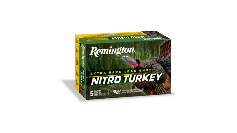 Remington Nitro Turkey Loads 20 Gauge 1 1/4 oz 3in 1185 ft/s #5 Centerfire Shotgun Ammo, 10 Rounds, R26730