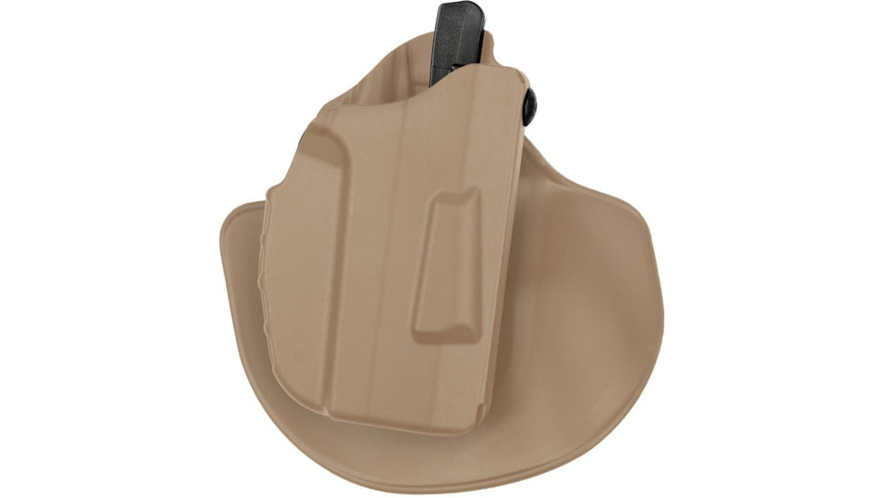 Safariland Model 7378 7ts Als Concealment Paddle And Belt Loop Combo Holster, Smith &amp; Wesson M&amp;P 45, SureFire X300U, Right, Tactical, FDE Brown, 7378-4192-551