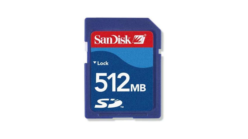 Sandisk 512MB Secure Digital SD Memory Card SDSDB512A1 Free