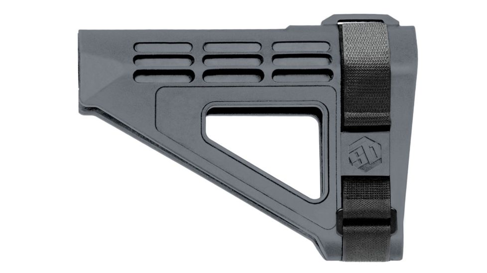 OpticsPlanet Exclusive SB Tactical SBM4 Pistol Stabilizing Brace w/ Logo, Grey, SBM4-03-SB