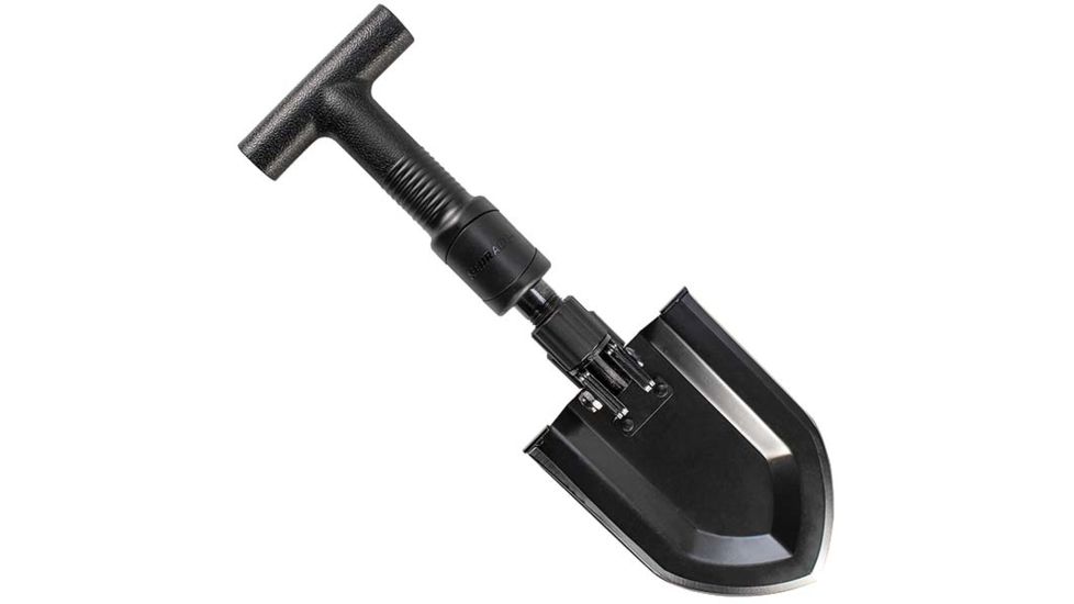 Schrade Telescoping Folding Shovel,PP Handle,Black SCHSH1