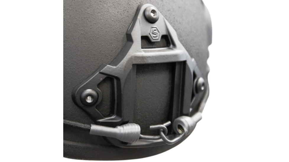 Shellback Tactical Level IIIA Spec Ops ACH High Cut Ballistic Helmet, Black, Extra Large, SBT-SO501HC-BK-XL