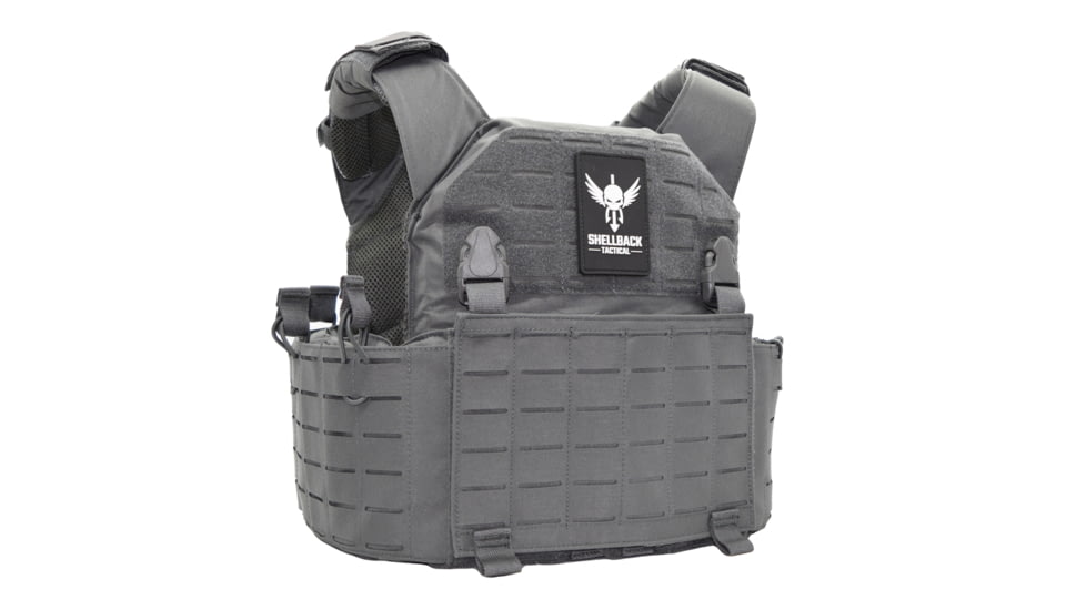 Shellback Tactical Rampage 2.0 Plate Carrier, Shooter and SAPI, Wolf Grey, One Size, SBT-9031-WG