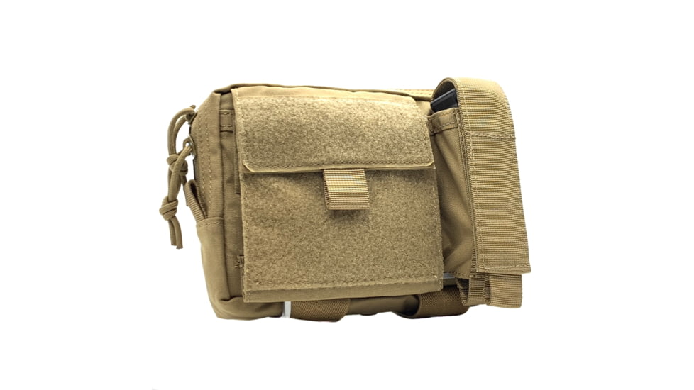 Shellback Tactical Super Admin Pouch, Molle compatible, Coyote, One Size, SBT-7050-CT