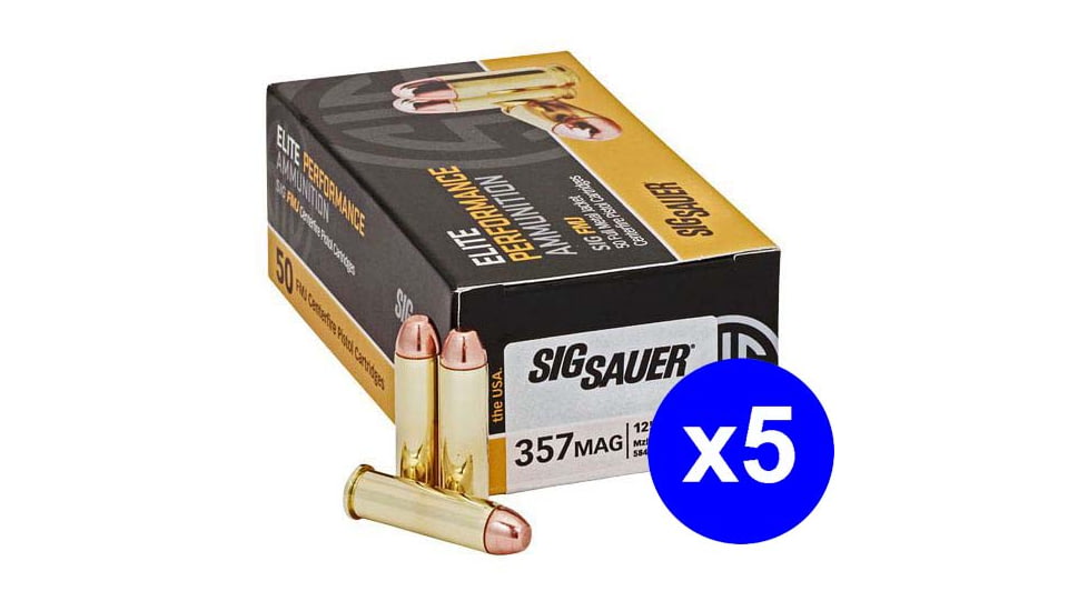 SIG SAUER Elite Performance 357 Magnum 125 Grain Full Metal Jacket 