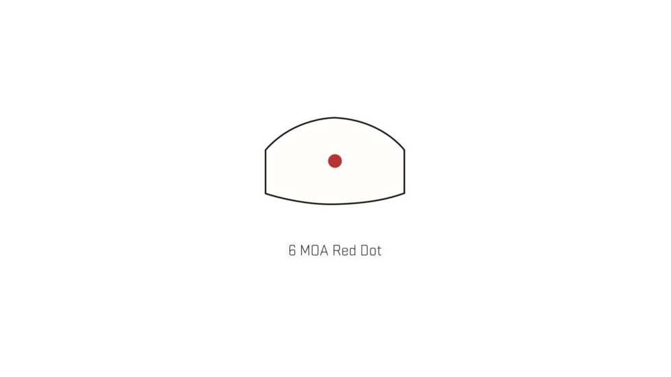 SIG SAUER OPMOD Romeozero Reflex Red Dot Sight, 6 MOA, Black, SOR01605