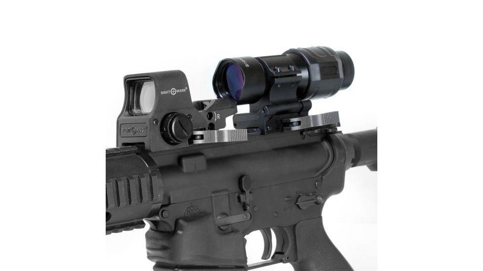 Sightmark Magnify Your Ultra Shot Kit - Sightmark Ultra Shot Red Dot Sight SM14000, Sightmark 3x Tactical Magnifier